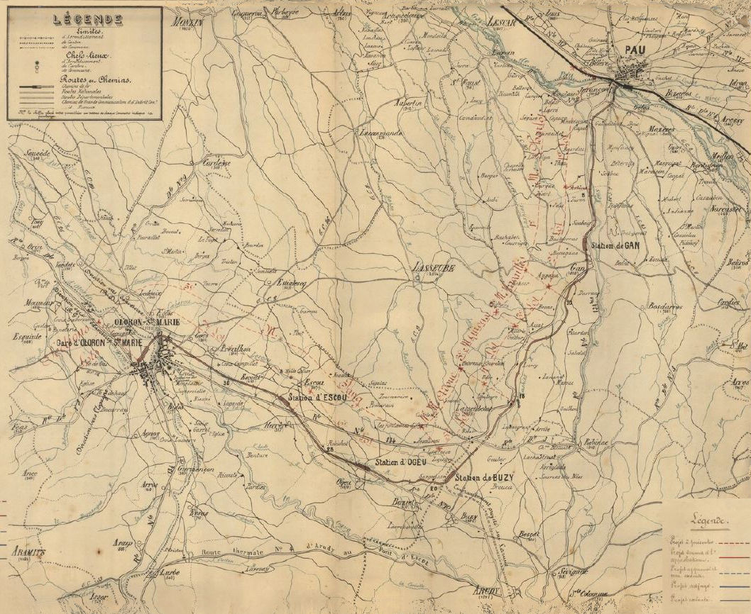 Plan de Pau à Oloron