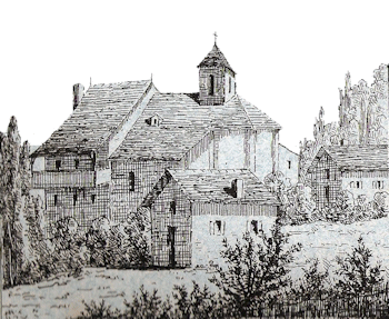 Eglise et Château de Louvie-Soubiron louvisou