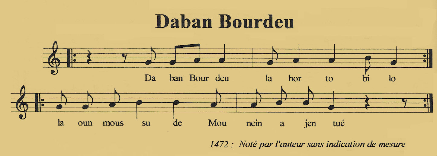Daban Bourdeu la horte bilo
