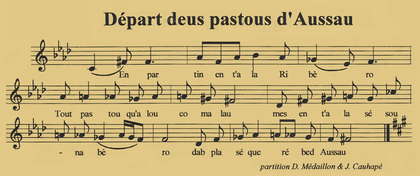 Dpart deus pastous d'Aussau