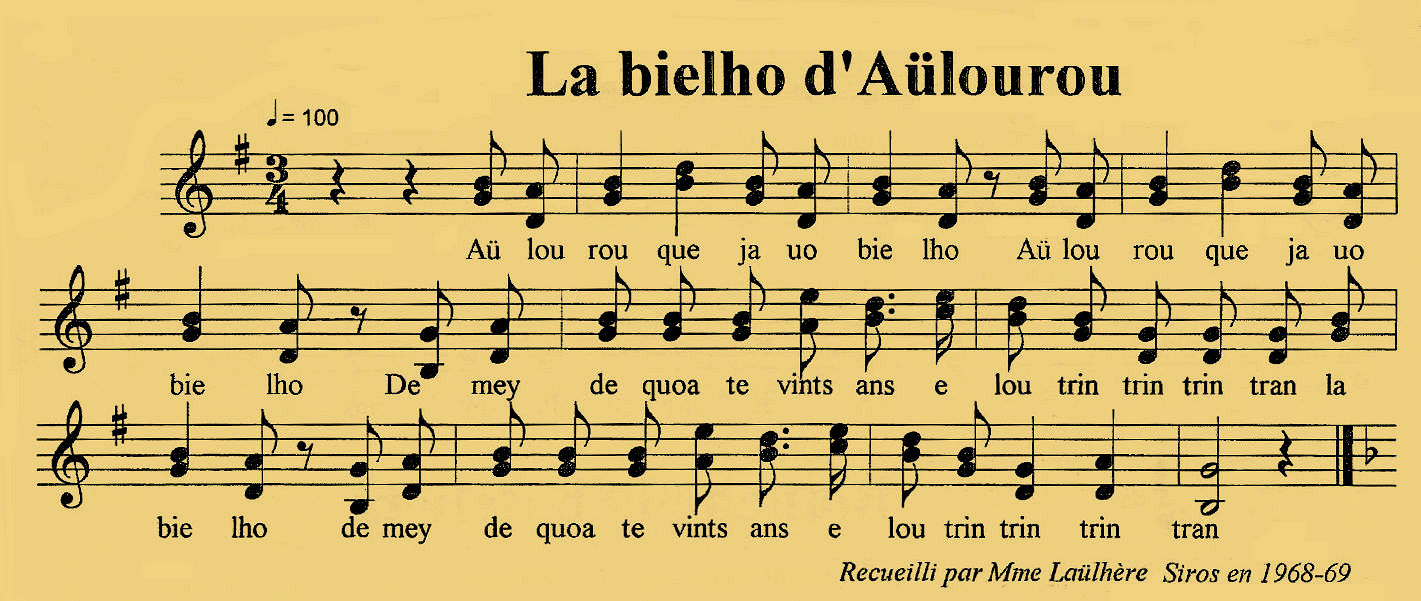 La bielho d'Aulourou