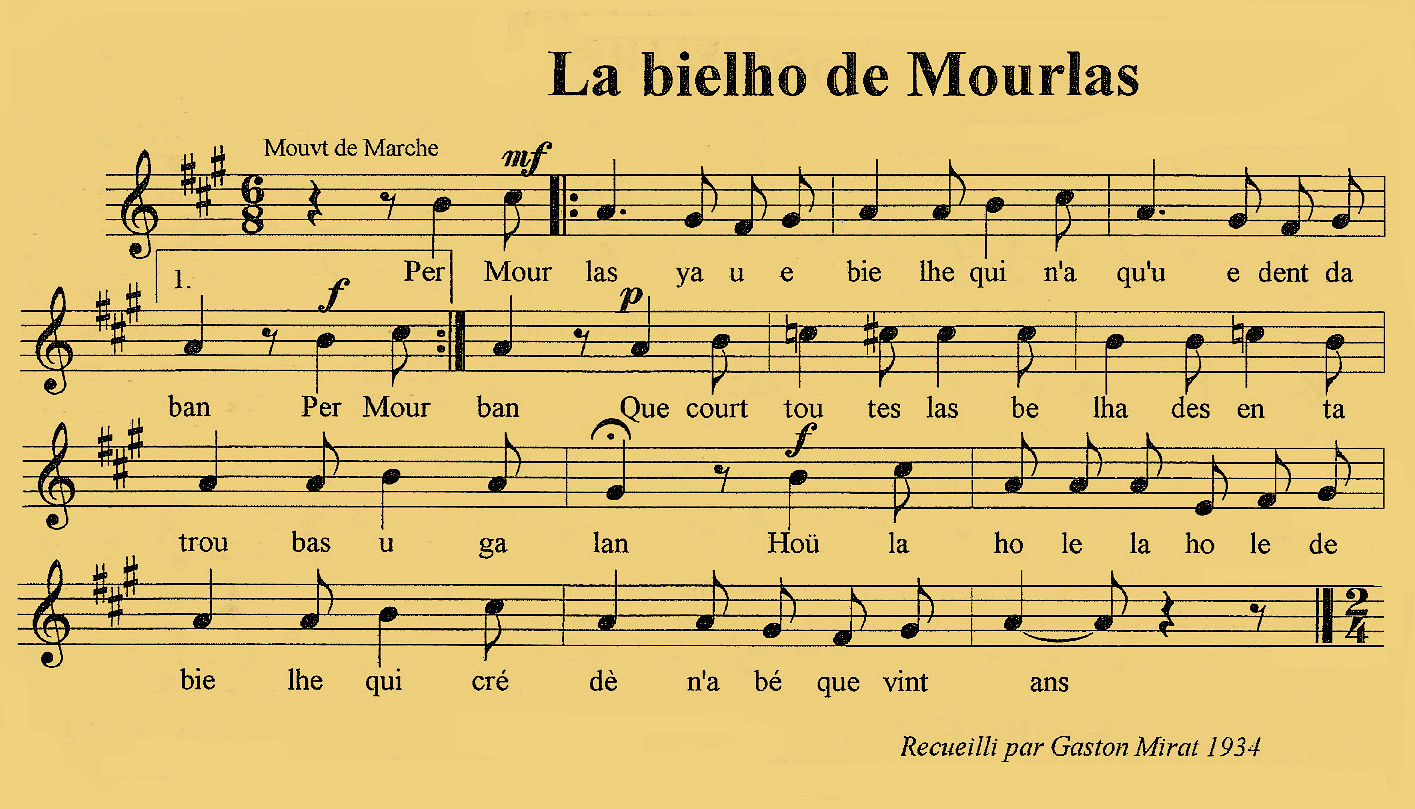 La bielho de Mourlas