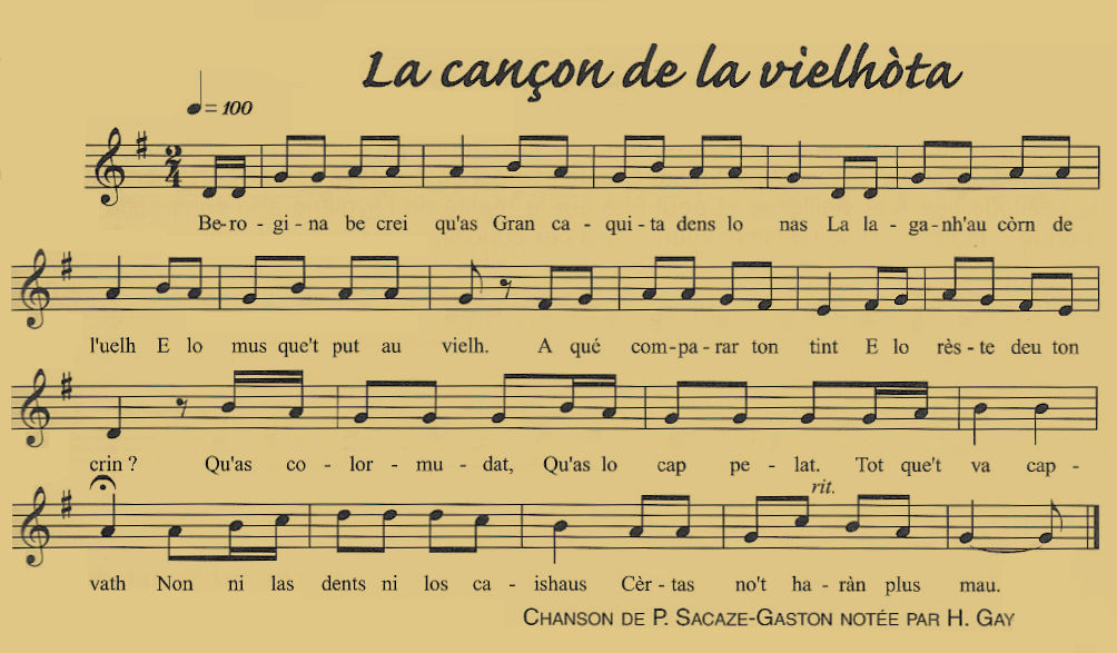 La cansou de la bielhote