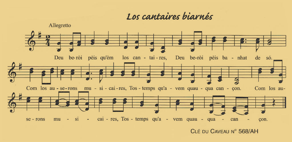 Lous cantayres biarnés